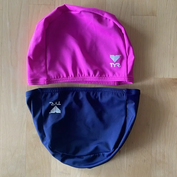 TYR Lycra Swim Cap Bundle - Picture 2 of 2